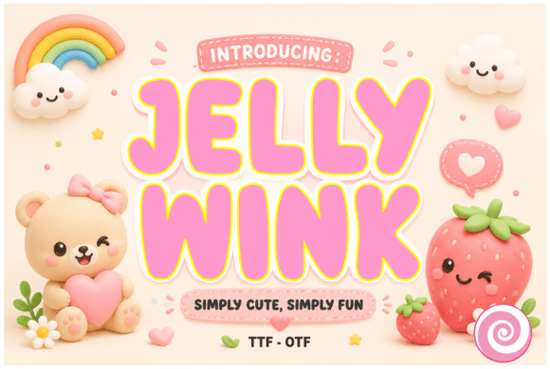Jellywink Font